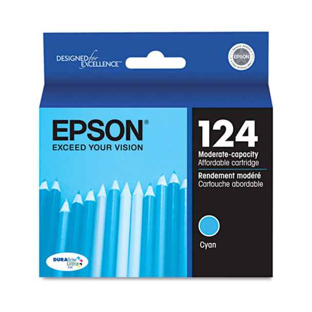 T124220S (124) DURABrite Ultra Ink, Cyan