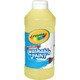 Washable Paint, Yellow, 16 oz