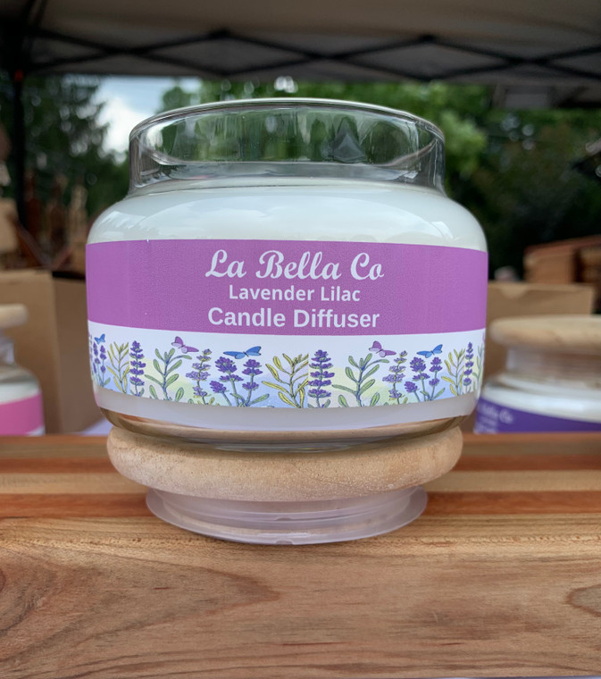 Aromatherapy Diffuser Candle - Lavender Lilac