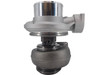 Turbine-side view of the S410SX turbocharger featuring the 96MM / 88MM turbine wheel and 1.32 A/R housing.