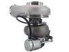 Rear side view of the Momentum Worx 75MM ULTRA turbocharger showing the 1.15 A/R exhaust housing and compact K31/GT42 hybrid configuration.