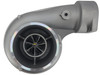 Top view of Momentum Worx S410SX 78MM turbocharger for CAT 3406E, C15, and C16 engines, looking down at the compressor cover.