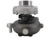 New Holset H2D Cummins 6CTA 8.3L marine turbocharger, rear angle view highlighting the compressor outlet, center housing, and turbine housing.