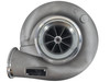 Top view of Momentum Worx HX60 80/113 turbocharger for Cummins QSM11-M 635HP marine engines, looking down at the compressor cover.