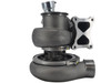 Side profile of Momentum Worx GTA4294BS 75MM billet high pressure turbo upgrade for CAT C15 ACERT BXS, MXS, and NXS engines.