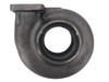 Top view of the Momentum Worx GT50 / GTX50 1.10 A/R exhaust housing for 99/91mm turbine wheels with divided T6 inlet.