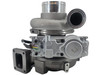 Compressor-side view of the HE531VE Variable Geometry Turbocharger and 12V actuator assembly for Paccar MX-13 EPA10 applications.