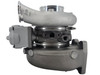 Detailed view of the HE300VG turbocharger mounting points and connections for compatible Cummins ISB 6.7L applications.