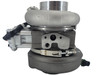 Detailed view of the compressor housing and 60MM billet compressor configuration on the Momentum Worx Mack and Volvo turbo upgrade.