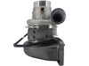 Close-up of the included 12V electronic VGT actuator professionally mounted and calibrated to the HE400VG turbocharger.