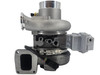 Turbine-side view of the Momentum Worx HE400VG turbocharger for Cummins ISM 10.8L EPA07 applications.