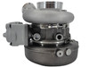 Detailed view of the HE300VG turbocharger mounting points and connections for compatible Cummins ISB 6.7L applications.