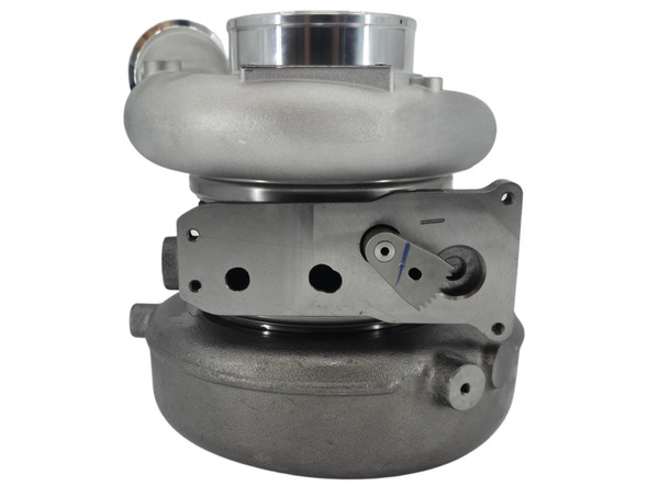 Compressor-side view of the HE300VG replacement turbocharger for compatible Cummins ISB 6.7L EPA21 engines.