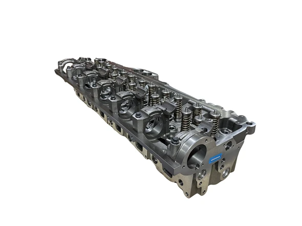 Momentum Worx Detroit Series 60 12.7L fully loaded cylinder head 23525566 – front angle