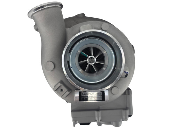 Momentum Worx HE351VE turbocharger with 12V electronic VGT actuator for select 2007-2008 Cummins ISB 6.7L applications, MMWX.3786775S.