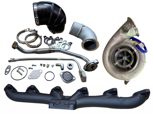 Momentum Worx Caterpillar C13 KCB Single Turbo Conversion Kit