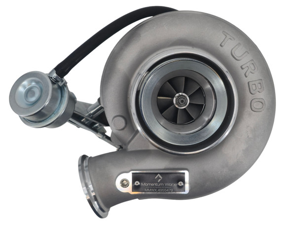 New aftermarket HX35W turbocharger with integrated wastegate for Cummins QSB diesel engines. Direct replacement turbocharger designed for industrial, agricultural, construction, and power generation equipment.