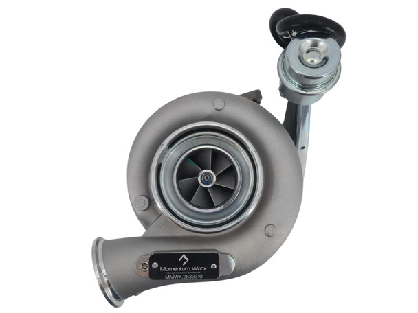 New aftermarket HX40W turbocharger with integrated wastegate for Cummins QSL and QSC diesel engines. Direct replacement turbocharger for industrial, marine, construction, agricultural, and power generation applications.