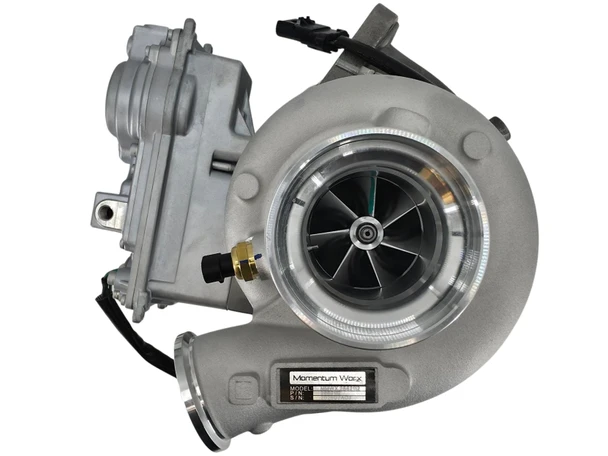 Momentum Worx HE451VE 67MM turbocharger with 12V electronic VGT actuator for select 2011-2017 Cummins ISX15 applications, MMWX.2882112S.
