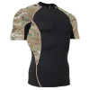 Side Panel MultiCam Rash Guard MMA Shirt