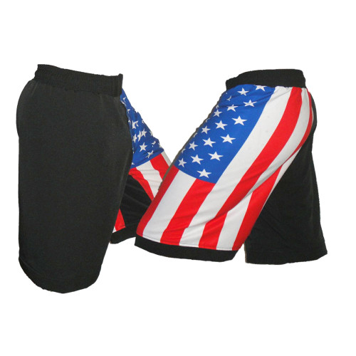 USA Flag MMA Fight Shorts