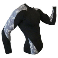 Army Camouflage Long Sleeve Rash Guard MMA Shirt