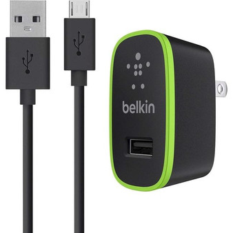 Belkin Universal Home Charger With Micro Usb Chargesync Cable (10 Watt/ 2.1 Amp) "F8M667TT04BLK"