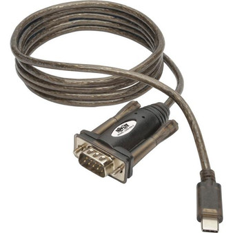 Tripp Lite Usb 2.0 Usb-C To Db9 Adapter Cable Usb-C To Rs-232 M/M 5' 5Ft "U209005C"