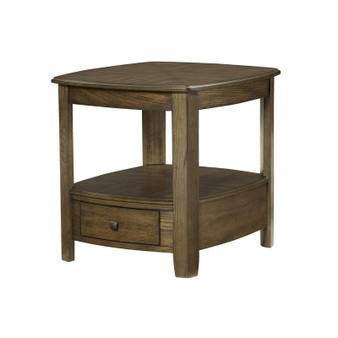 Primo Distressed Rectangular Drawer End Table 446-915 By Hammary Furniture