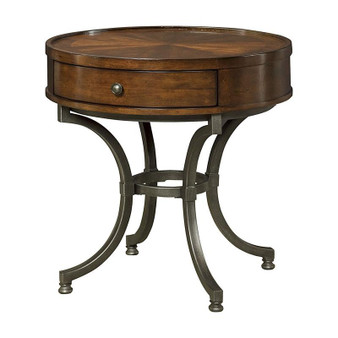 Barrow Round End Table- Kd 358-918 By Hammary Furniture