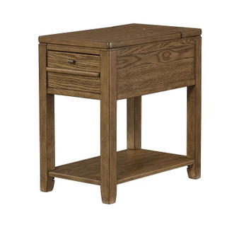 Chairside Table-Oak Finish-Kd 200-018 By Hammary Furniture