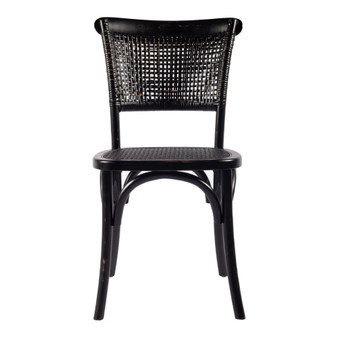 Churchill Dining Chair Antique Black (Set Of 2) "FG-1001-02"