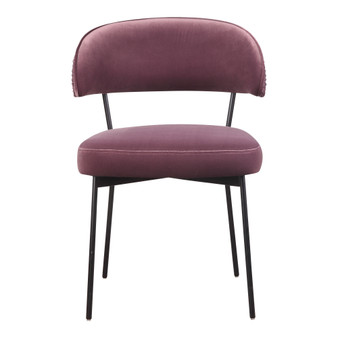 Dolce Dining Chair Purple Velvet (Set Of 2) "ME-1055-10"