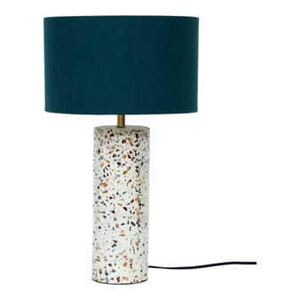 Terrazzo Cylinder Table Lamp "OD-1010-37"