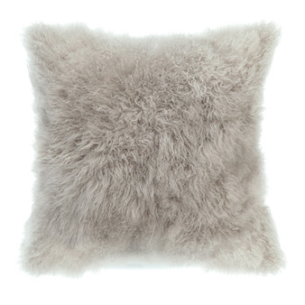 Cashmere Fur Pillow Light Grey "XU-1015-29"