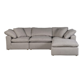 Terra Condo Lounge Modular Sectional Livesmart Fabric Light Grey "YJ-1015-29"