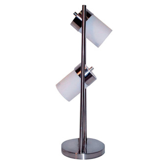 "3031TW" 2-Light Adjustable Table Lamp - White By Ore International