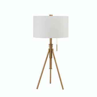 "31171T-SG" 32.5" To 37.5"H Mid-Century Adjustable Tripod Gold Table Lamp By Ore International