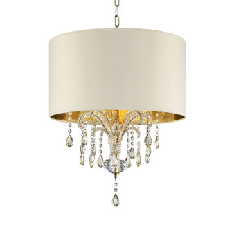 "K-5151H" 25" Amoruccio Crystal Gold Ceiling Lamp By Ore International