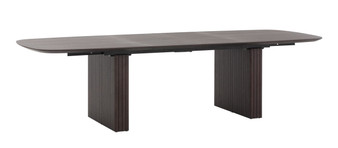 "VGDWJ3572-BRN-DT" VIG Modrest Calhoun - Modern Smoked Oak Extendable Dining Table