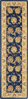 Nourison 2000 2022 Navy 8' Runner Area Rug 099446709417