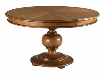 "011-701R" Hillcrest Round Dining Table Complete
