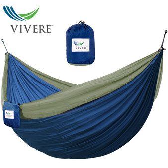 "PAR21" Parachute Hammock - Double (Navy/Olive)