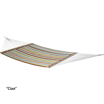 "QFAB29" Quilted Fabric Hammock - Double (Ciao)