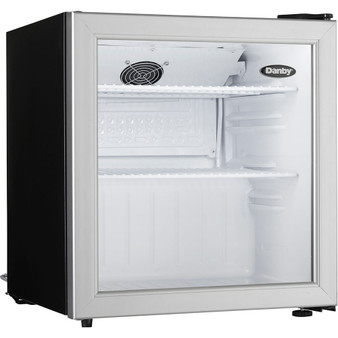 1.6 Cuft. Commercial Rated Glass Door Compact All Refrigerator "DAG016A1BDB"