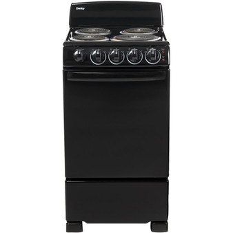 20" Electric Range, Coil Elements,Push & Turn Safety Knobs,Manual Clean "DER202B"
