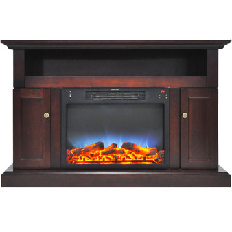 47.2"X15.7"X30.7" Sorrento Fireplace Mantel With Led Insert "CAM5021-2MAHLED"