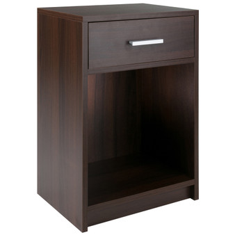 Rennick 1-Drawer Accent Table, Nightstand, Cocoa "30115"