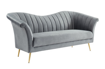 "VGHCJYM2028-GRY" VIG Divani Casa Rilo - Modern Grey Fabric Sofa
