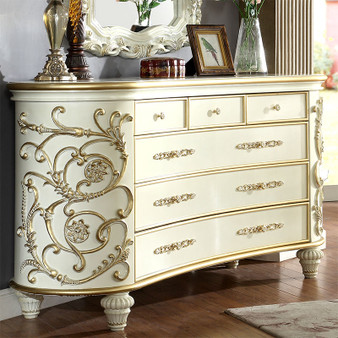 Homey Design HD-DR8032 Victorian Dresser